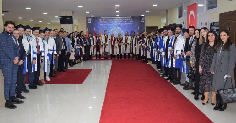 1st PART OF THE 4TH ANNUAL GRADUATION CEREMONY WAS HELD AT THE INTERNATIONAL VISION UNIVERSITY 
